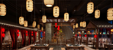 火锅店开业周年庆典促销宣传复古中国风h5模板