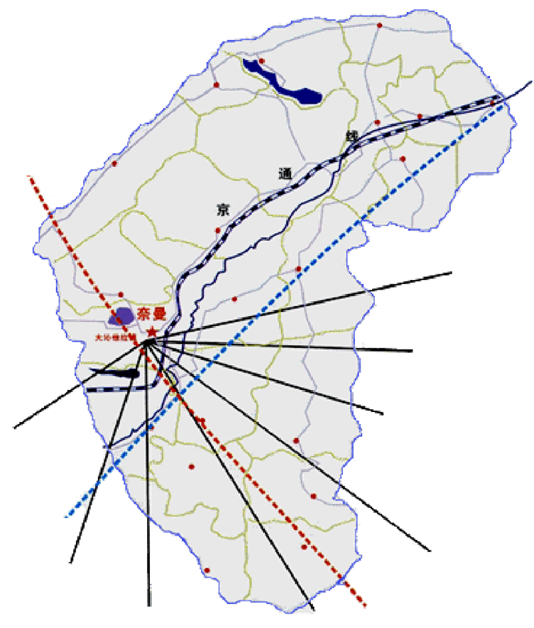 奈曼城区地图图片