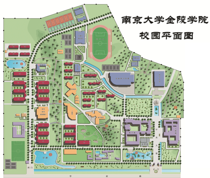 南京高校分布图图片
